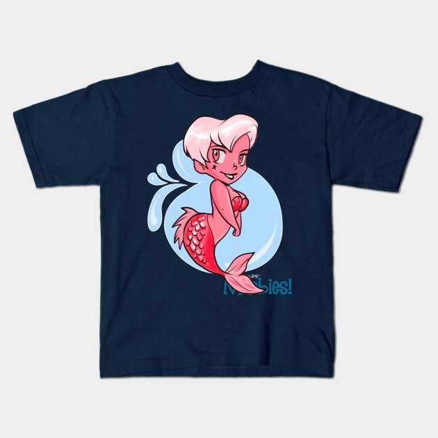 Pink Pixie Merbie Kids T-Shirt by JoeBoy101